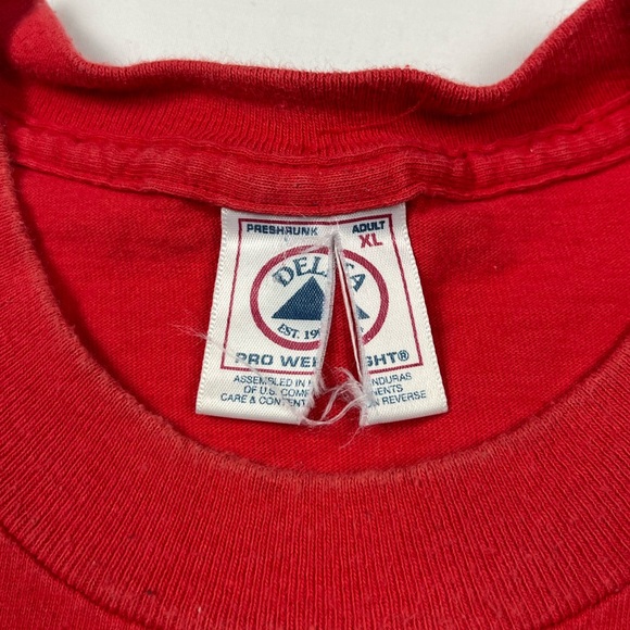 Vtg Daytona Bike Week Mens Biker T-Shirt XL 90s Red Double Sided Motorcycle A2 - Picture 3 of 9